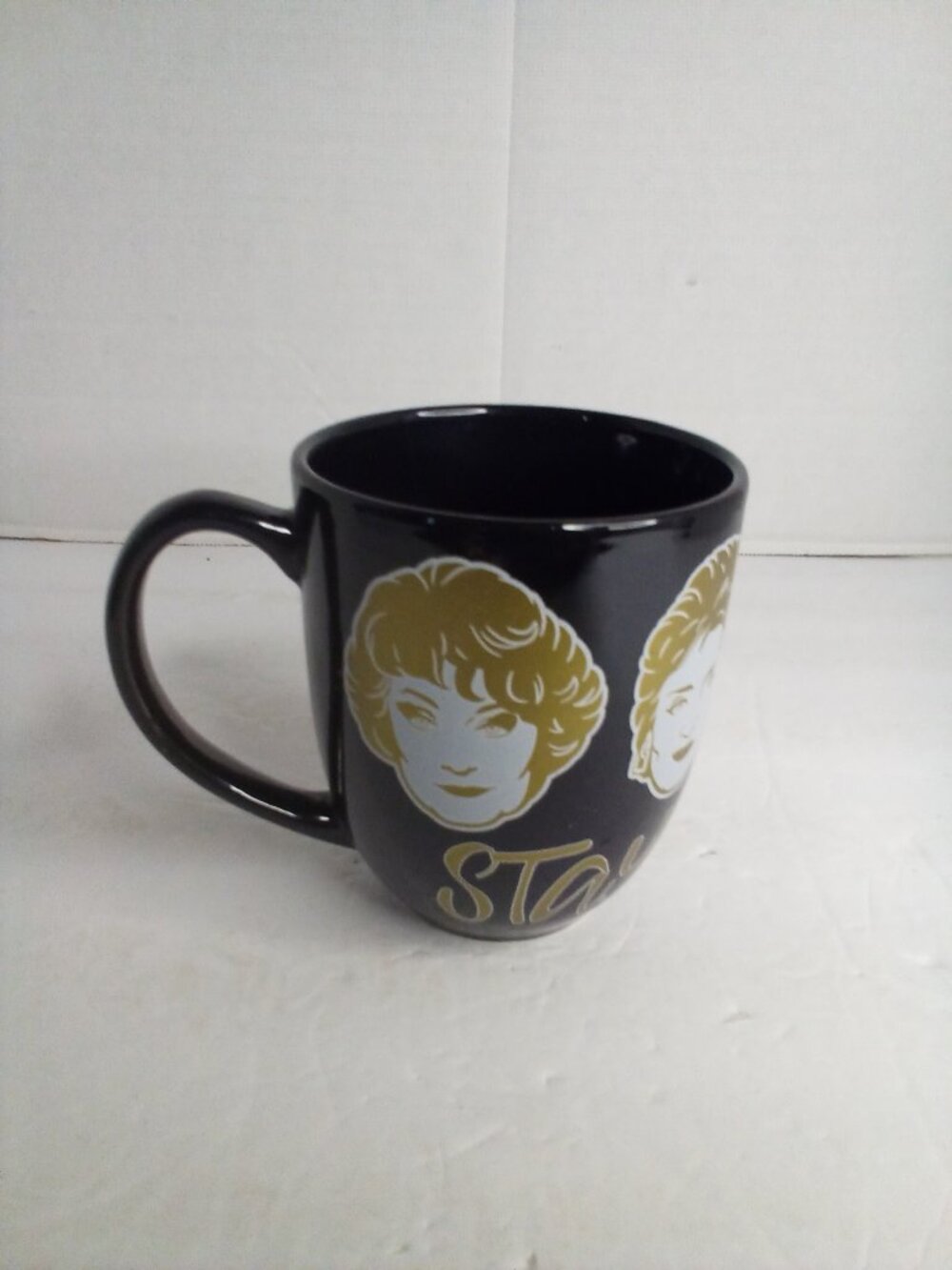 Golden Girls Stay Golden Mug Ceramic Black Gold Zak! Brand